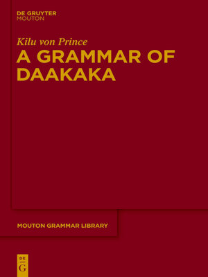 cover image of A Grammar of Daakaka